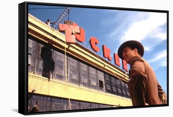 Tucker: The Man and His Dream by FrancisFordCoppola with Jeff Bridges, 1988 (photo)-null-Framed Stretched Canvas