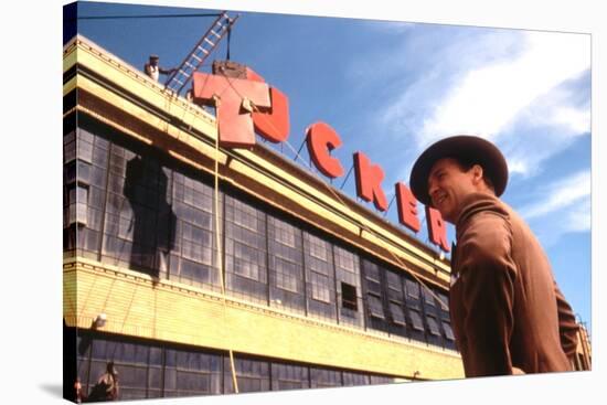 Tucker: The Man and His Dream by FrancisFordCoppola with Jeff Bridges, 1988 (photo)-null-Stretched Canvas