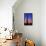 Tucson, Arizona - Cactus and Moon-Lantern Press-Framed Stretched Canvas displayed on a wall