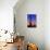 Tucson, Arizona - Cactus and Moon-Lantern Press-Stretched Canvas displayed on a wall
