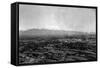 Tucson, Arizona - Panoramic View of City-Lantern Press-Framed Stretched Canvas