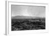 Tucson, Arizona - Panoramic View of City-Lantern Press-Framed Art Print