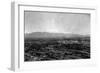 Tucson, Arizona - Panoramic View of City-Lantern Press-Framed Art Print