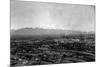 Tucson, Arizona - Panoramic View of City-Lantern Press-Mounted Art Print