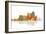 Tucson Arizona Skyline 1-Marlene Watson-Framed Giclee Print