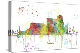 Tucson Arizona Skyline MCLR 1-Marlene Watson-Stretched Canvas