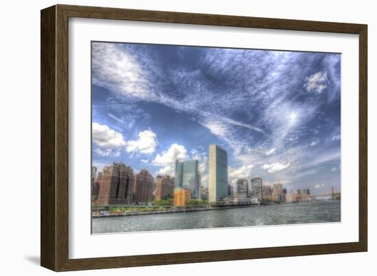 Tudor City and U.N.-Robert Goldwitz-Framed Giclee Print