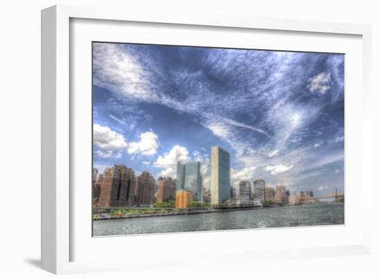 Tudor City and U.N.-Robert Goldwitz-Framed Giclee Print