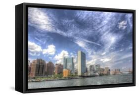 Tudor City and U.N.-Robert Goldwitz-Framed Stretched Canvas