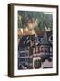 Tudor Exterior of Buildings in Town of St Gallen in Switzerland-John Miller-Framed Photographic Print