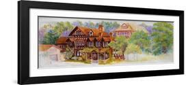 Tudor House-Louis Wain-Framed Giclee Print