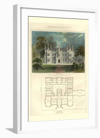 Tudor Manor House, Henry Viii Style-Richard Brown-Framed Art Print