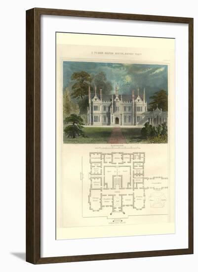 Tudor Manor House, Henry Viii Style-Richard Brown-Framed Art Print