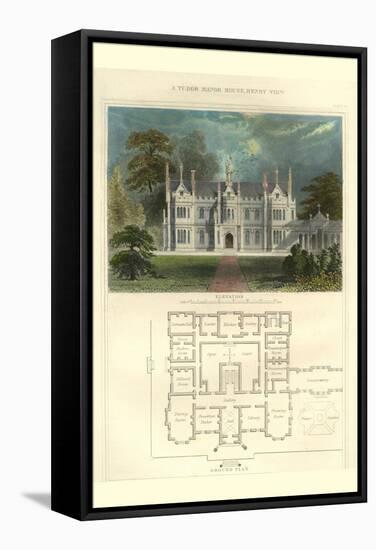 Tudor Manor House, Henry Viii Style-Richard Brown-Framed Stretched Canvas