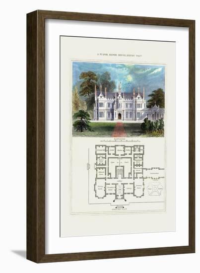Tudor Manor House, Henry VIII-Richard Brown-Framed Art Print