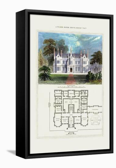 Tudor Manor House, Henry VIII-Richard Brown-Framed Stretched Canvas