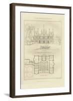 Tudor Mansion, Henry VIII Style-Richard Brown-Framed Art Print