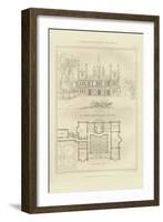 Tudor Mansion, Henry VIII Style-Richard Brown-Framed Art Print