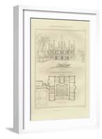 Tudor Mansion, Henry VIII Style-Richard Brown-Framed Art Print