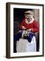 Tudor Period, Woman Lace Making, Late 16th Century Historical Re-Enactment-null-Framed Giclee Print