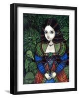 Tudor Portrait: Princess of the Goblins-Jasmine Becket-Griffith-Framed Art Print