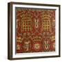 Tudor Rose, Reproduction Wallpaper Designed by S. Scott and Produced by Cole & Sons-null-Framed Giclee Print