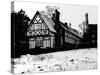 Tudor Schoolhouse-null-Stretched Canvas