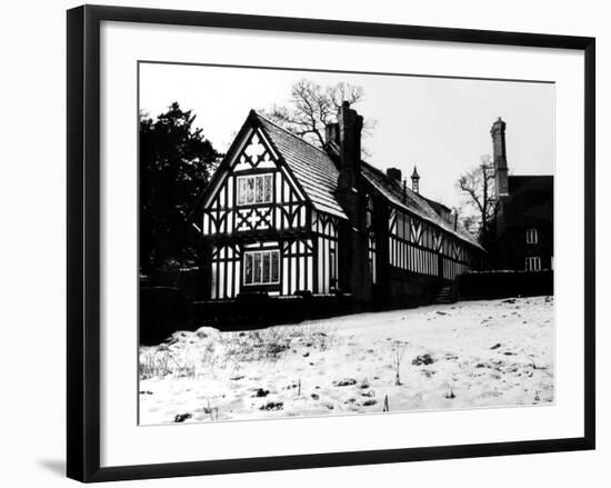 Tudor Schoolhouse-null-Framed Photographic Print