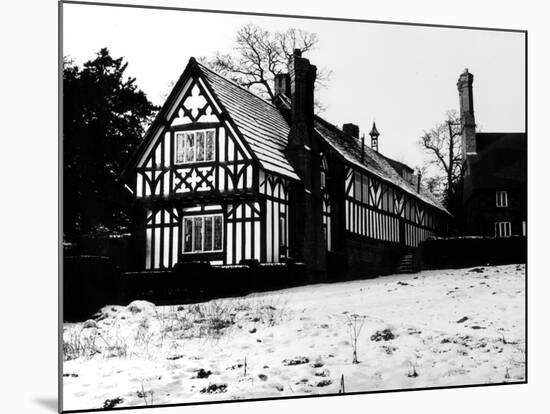 Tudor Schoolhouse-null-Mounted Photographic Print