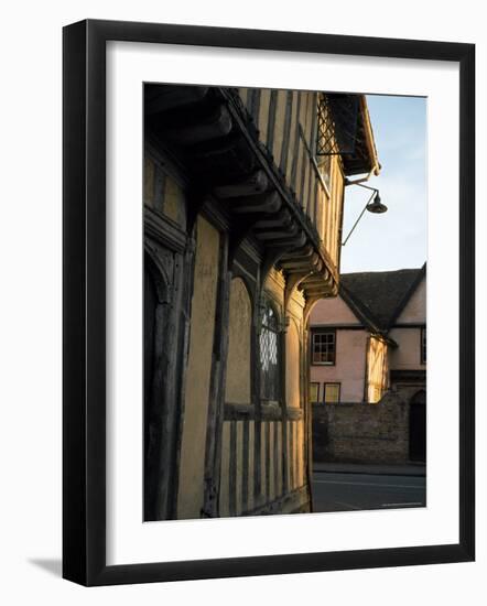 Tudor Shops and Priory Farm, Lavenham, Suffolk, England, United Kingdom-Nedra Westwater-Framed Photographic Print