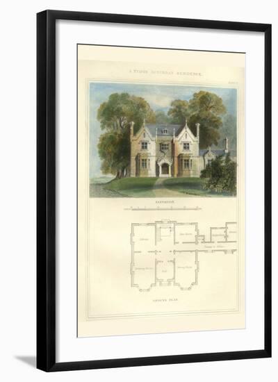 Tudor Suburban Residence-Richard Brown-Framed Art Print