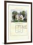 Tudor Suburban Residence-Richard Brown-Framed Art Print