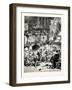 Tudor Times: Christmas Revels in the Baronial Hall-null-Framed Giclee Print