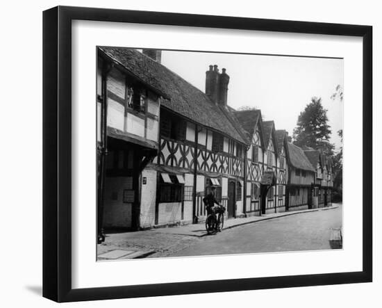 Tudor Town Houses-Fred Musto-Framed Photographic Print