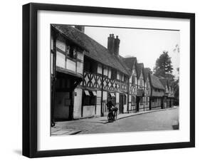 Tudor Town Houses-Fred Musto-Framed Photographic Print