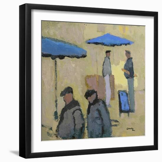 Tuesday is Market Day, 2016-Michael G. Clark-Framed Giclee Print