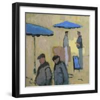 Tuesday is Market Day, 2016-Michael G. Clark-Framed Giclee Print