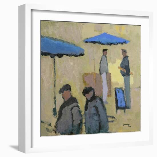 Tuesday is Market Day, 2016-Michael G. Clark-Framed Giclee Print