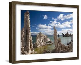 Tufa Stone Formation, Mono Lake, Lee Vining, Eastern Sierra Nevada Area, California, Usa-Walter Bibikow-Framed Photographic Print