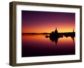 Tufa Towers Reflect in Mono Lake, California, USA-Jerry Ginsberg-Framed Photographic Print