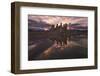 Tufas at Sunset on Mono Lake at Sunset, Sierra Nevada, CA-Sheila Haddad-Framed Photographic Print