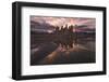 Tufas at Sunset on Mono Lake at Sunset, Sierra Nevada, CA-Sheila Haddad-Framed Photographic Print