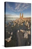 Tufas at Sunset on Mono Lake, Eastern Sierra Nevada Mountains, CA-Sheila Haddad-Stretched Canvas