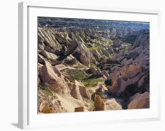 Tuff Stone Erosion in the Rose Valley Close Gšreme, Cappadocia, Anatolia, Turkey-Rainer Mirau-Framed Photographic Print