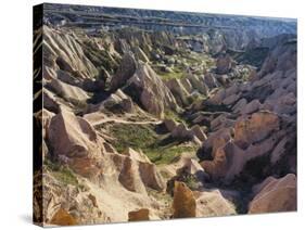 Tuff Stone Erosion in the Rose Valley Close Gšreme, Cappadocia, Anatolia, Turkey-Rainer Mirau-Stretched Canvas