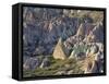 Tuff Stone Erosion in the Rose Valley Close Gšreme, Cappadocia, Anatolia, Turkey-Rainer Mirau-Framed Stretched Canvas