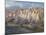 Tuff Stone Erosion Near Uchisar, Blossoming Trees, Cappadocia, Anatolia, Turkey-Rainer Mirau-Mounted Photographic Print