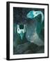 Tufted Auk - Space-Eccentric Accents-Framed Giclee Print