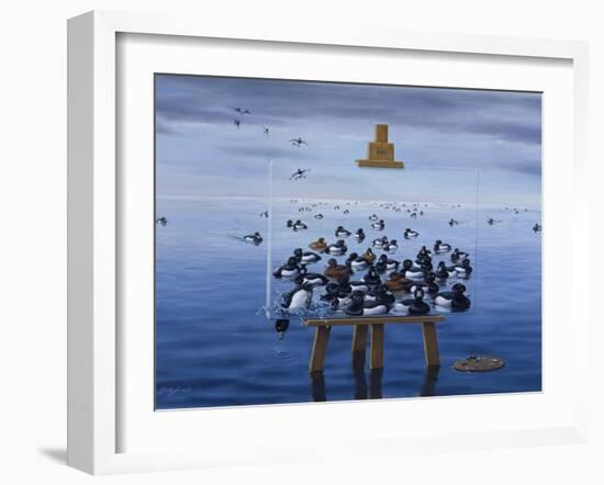 Tufted Ducks-Harro Maass-Framed Giclee Print