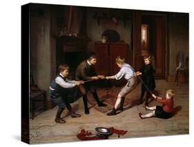 Tug of War, 1891-Harry Brooker-Stretched Canvas